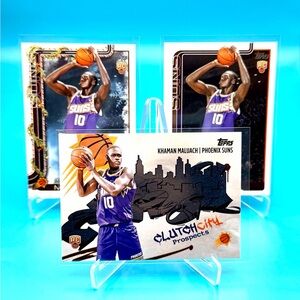 🔥Khaman Maluach Rookie Lot! 🔥Clutch City + Topps Holiday Rookie! 🤯